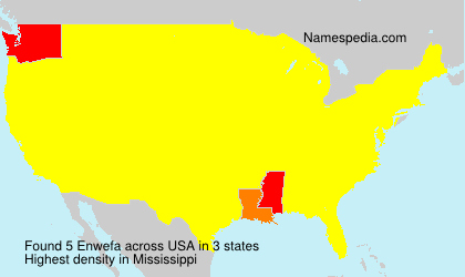 Surname Enwefa in USA Surname Enwefa in USA