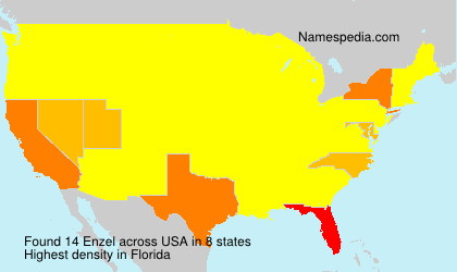 Surname Enzel in USA Surname Enzel in USA