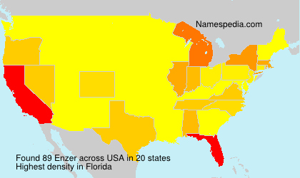 Surname Enzer in USA Surname Enzer in USA