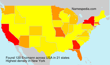 Surname Enzmann in USA Surname Enzmann in USA