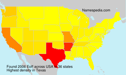 Surname Eoff in USA Surname Eoff in USA