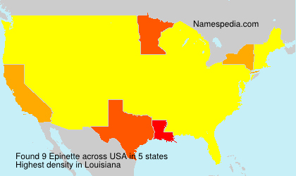 Surname Epinette in USA Surname Epinette in USA