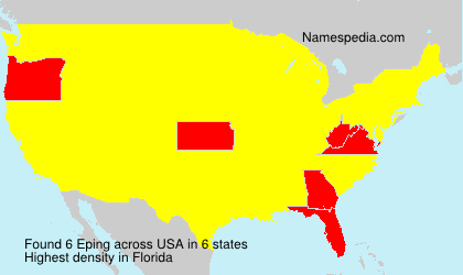 Surname Eping in USA Surname Eping in USA