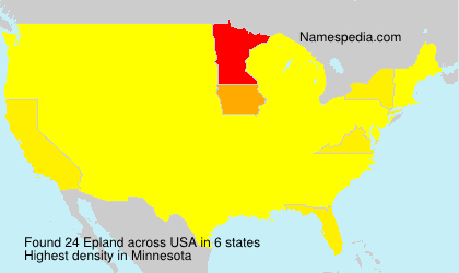 Surname Epland in USA Surname Epland in USA
