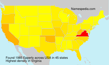 Surname Epperly in USA Surname Epperly in USA