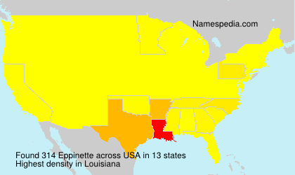 Surname Eppinette in USA