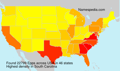 Surname Epps in USA Surname Epps in USA