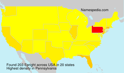 Surname Epright in USA Surname Epright in USA