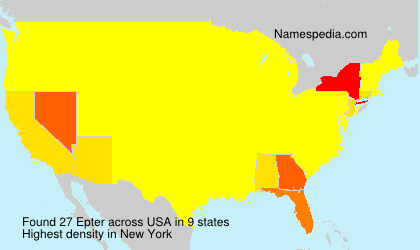 Surname Epter in USA Surname Epter in USA