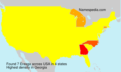 Surname Erasga in USA