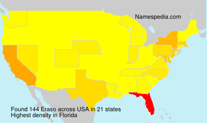 Surname Eraso in USA Surname Eraso in USA