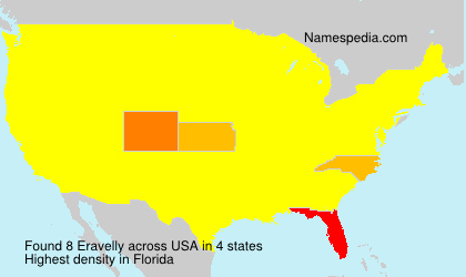 Surname Eravelly in USA