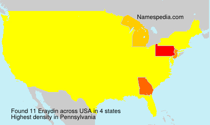Surname Eraydin in USA Surname Eraydin in USA