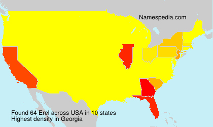 Surname Erel in USA
