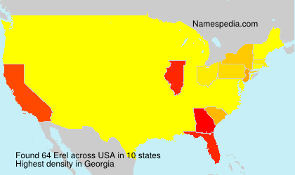 Surname Erel in USA Surname Erel in USA