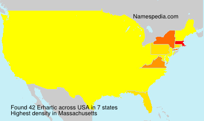 Surname Erhartic in USA Surname Erhartic in USA