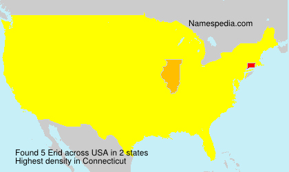 Surname Erid in USA Surname Erid in USA