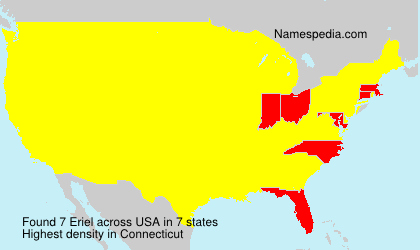 Surname Eriel in USA Surname Eriel in USA
