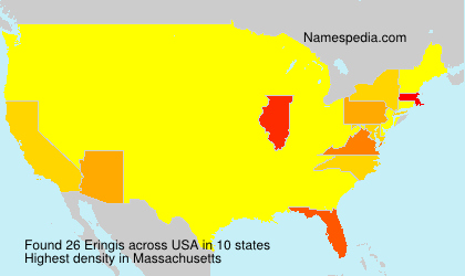 Surname Eringis in USA Surname Eringis in USA