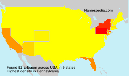 Surname Erlbaum in USA Surname Erlbaum in USA