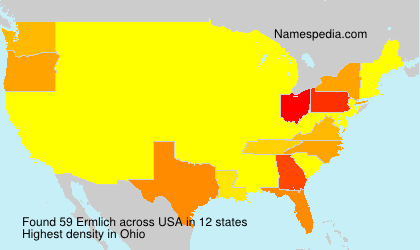 Surname Ermlich in USA Surname Ermlich in USA