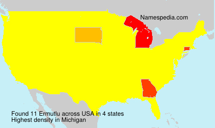 Surname Ermutlu in USA Surname Ermutlu in USA
