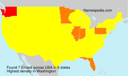 Surname Ernard in USA Surname Ernard in USA