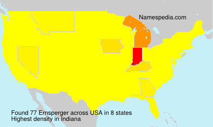 Surname Ernsperger in USA Surname Ernsperger in USA