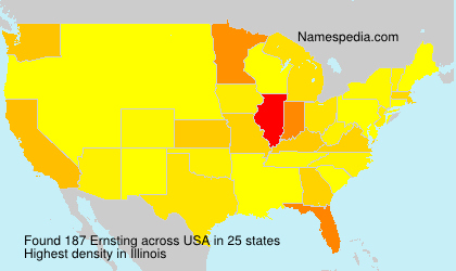 Surname Ernsting in USA Surname Ernsting in USA