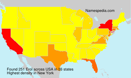 Surname Erol in USA Surname Erol in USA