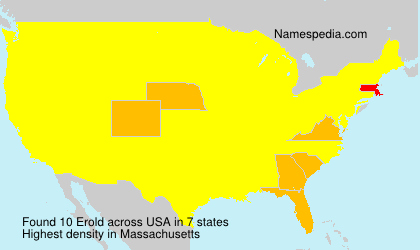 Surname Erold in USA Surname Erold in USA