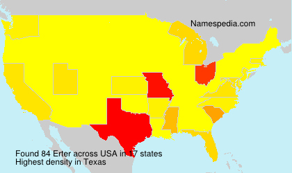 Surname Erter in USA Surname Erter in USA