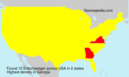 Surname Ertlschweiger in USA