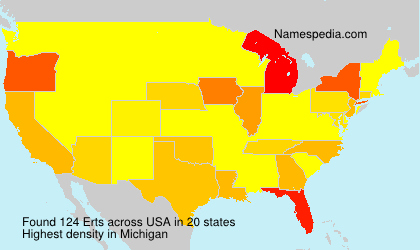 Surname Erts in USA Surname Erts in USA