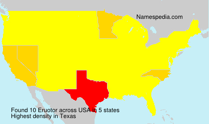 Surname Eruotor in USA Surname Eruotor in USA