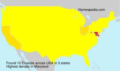 Surname Erusiafe in USA Surname Erusiafe in USA
