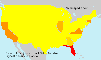 Surname Esbjorn in USA Surname Esbjorn in USA