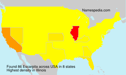 Surname Escarpita in USA