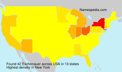 Surname Eschenauer in USA Surname Eschenauer in USA
