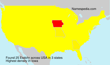 Surname Esdohr in USA Surname Esdohr in USA