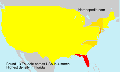 Surname Eskdale in USA Surname Eskdale in USA