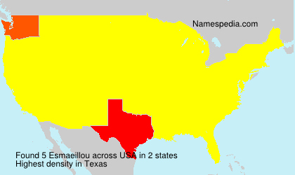 Surname Esmaeillou in USA Surname Esmaeillou in USA