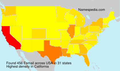 Surname Esmail in USA Surname Esmail in USA