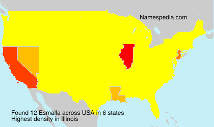 Surname Esmalla in USA Surname Esmalla in USA