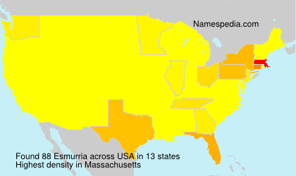 Surname Esmurria in USA Surname Esmurria in USA