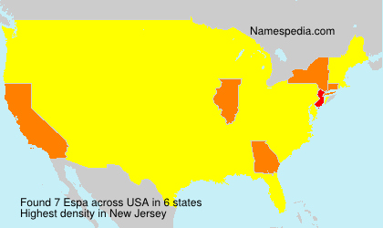Surname Espa in USA Surname Espa in USA