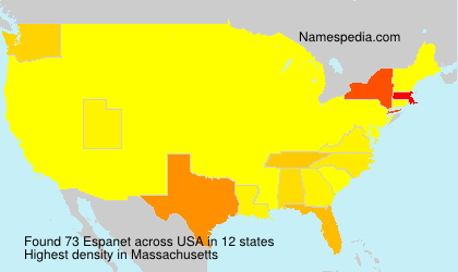 Surname Espanet in USA Surname Espanet in USA