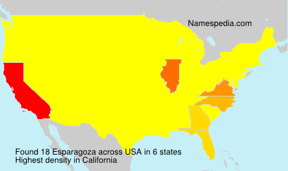Surname Esparagoza in USA Surname Esparagoza in USA