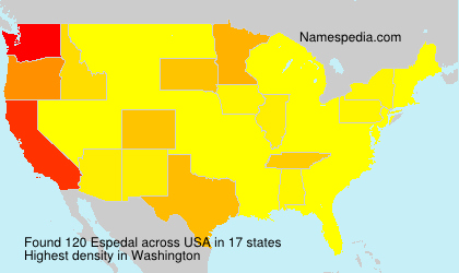 Surname Espedal in USA Surname Espedal in USA