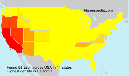 Surname Espil in USA Surname Espil in USA